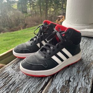 Boys high top Adidas Sneakers size 3.5